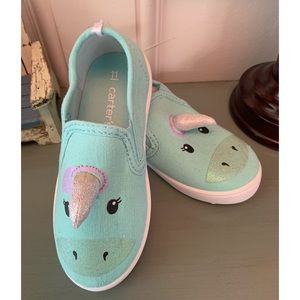 Carter’s GIRLS unicorn sneakers NWT sz 11